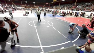 74 lbs Quarterfinal - Silas Peralta, Lockjaw WC vs Asher Bingham, Division Bell Wrestling