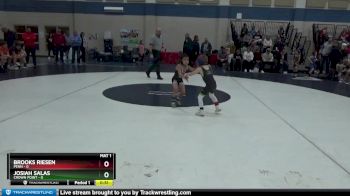 43 lbs Semis (4 Team) - Josiah Salas, Crown Point vs Brooks Riesen, Penn