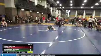 100 lbs Round 2 (6 Team) - Macie Taylor, Texas Black vs Madelynn Bohnet, Nebraska Vipers Red