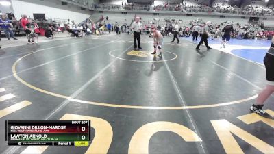 130 lbs Cons. Semi - Giovanni Dillon-Marose, Nixa Youth Wrestling-AAA  vs Lawton Arnold, Eierman Elite Wrestling Club-AA