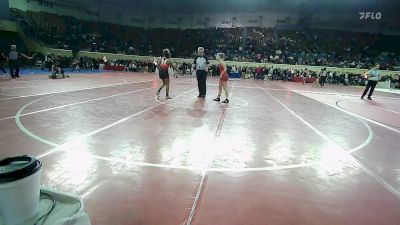 113 lbs Consi Of 16 #2 - Rayleigh Worth, Tuttle vs Kahlayah Brown, HURRICANE WRESTLING ACADEMY