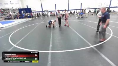 157 lbs Cons. Round 1 - Ian Rudner, University Of Chicago vs Taggart Kazmierczak, Wheaton College