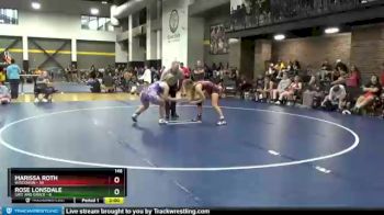 148 lbs Round 3 (6 Team) - Marissa Roth, Wisconsin vs Rose Lonsdale, Grit And Grace