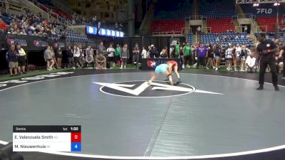 100 lbs Semis - Elizabeth Valenzuela Smith, Arizona vs Madison Nieuwenhuis, Michigan