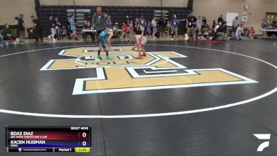 71 lbs Round 2 - Boaz Diaz, Big Game Wrestling Club vs Kacen Huisman, Iowa