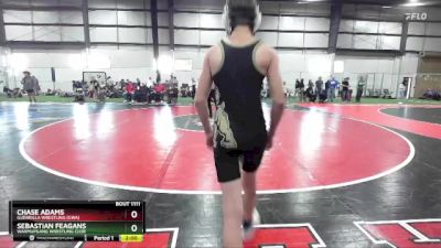 106 lbs Cons. Round 2 - Sebastian Feagans, Warmupgang Wrestling Club vs Chase Adams, Guerrilla Wrestling (GWA)