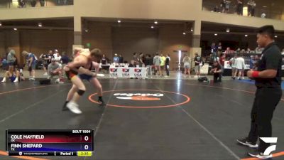 152 lbs Cons. Semi - Cole Mayfield, OK vs Finn Shepard, TX