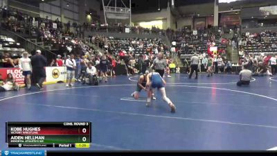 110 lbs Cons. Round 3 - Aiden Hellman, Immortal Athletics WC vs Kobe Hughes, Victory Wrestling