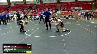 88 lbs Round 3 (4 Team) - Luke Duluchek, Lake WC vs Antonio Liscotti, Silo