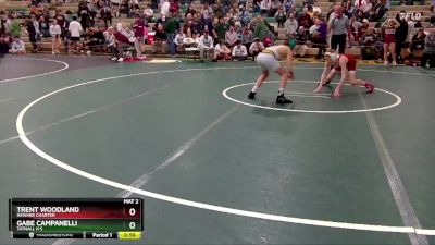 106 lbs Cons. Round 2 - Gabe Campanelli, Tatnall H S vs Trent Woodland, Newark Charter