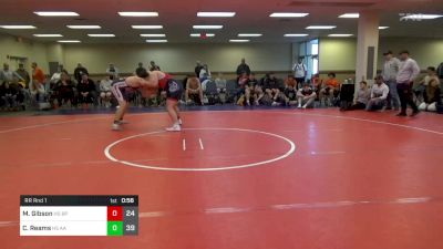 285 lbs Rr Rnd 1 - Mikey Gibson, Bethel Park HS vs Conner Reams, All American HS