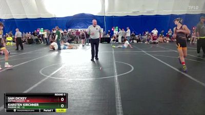 96 lbs Round 5 (8 Team) - Sam Dickey, Dayton Bandits vs Karsten Kirchner, Phoenix WC