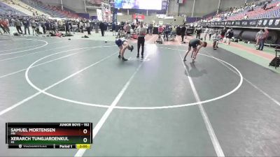 152 lbs Champ. Round 2 - Xerarch Tungjaroenkul, KS vs Samuel Mortensen, MN