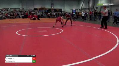 141 lbs Consi of 16 #1 - Isaiah Locsin, Stanford vs Kizhan Clarke, American