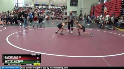 80 lbs Quarterfinal - Shayden Roehm, Assassins Wrestling vs Clayton Gaydosh, Skulls And Crossbones