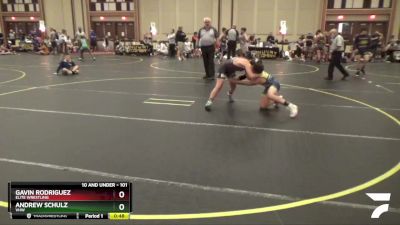 101 lbs 3rd Place Match - Andrew Schulz, VHW vs Gavin Rodriguez, Elite Wrestling