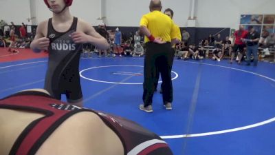 96 lbs Round 1 - Zach Boudreau, Pit Crew vs Mike Ferello, Dayton Bandits - Black