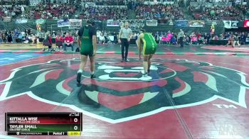 G - 185 lbs Champ. Round 1 - Kittalla Wise, Great Falls Cmr (Girls) vs Tayler Small, Colstrip (Girls)