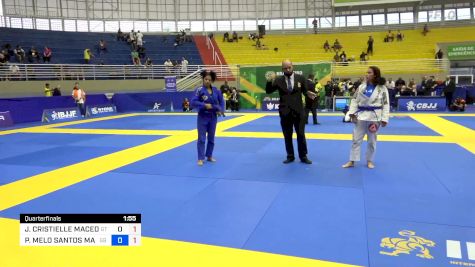 JANAINA CRISTIELLE MACEDO SANTOS vs PRISCILLA MELO SANTOS MALACCO 2024 Brasileiro Jiu-Jitsu IBJJF