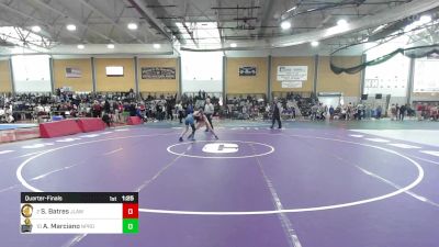 100 lbs Quarterfinal - Selena Batres, Jonathan Law vs Alyssa Marciano, North Providence