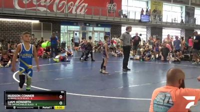 55 lbs Semis & 1st Wb (8 Team) - Hudson Conner, Alabama Elite Black vs Liam Howarth, The Untouchables Black