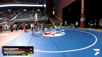 110 lbs Cons. Round 2 - Fernando Ramos-Rivera, Jackson Hole Wrestling Club vs Kaige Reisdorfer, Tri-State Grapplers