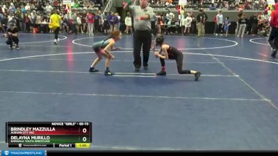 65-73 lbs Round 3 - Brindley Mazzulla, Auburn City Rec vs Delayna Murillo, Norwalk Youth Wrestling