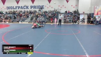 113 lbs Cons. Round 3 - Elijah Barnes, Tumwater vs Chad Bennett, Black Hills