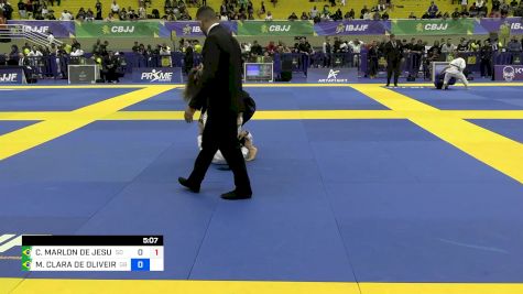 MARIA CLARA DE OLIVEIRA MIRANDA vs CAMILA MARLON DE JESUS 2024 Brasileiro Jiu-Jitsu IBJJF