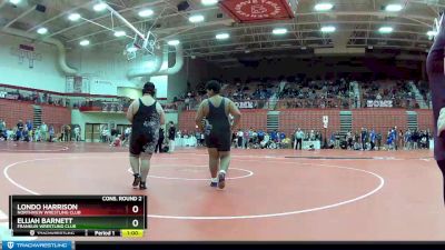 285 lbs Cons. Round 2 - Londo Harrison, Northview Wrestling Club vs Elijah Barnett, Franklin Wrestling Club