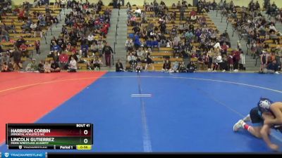 60 lbs Cons. Round 2 - Lincoln Gutierrez, Moen Wrestling Academy vs Harrison Corbin, Immortal Athletics WC