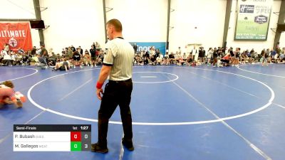 103 lbs Semifinal - Preston Bubash, Quest School Of Wrestling vs Mateo Gallegos, Meatballs