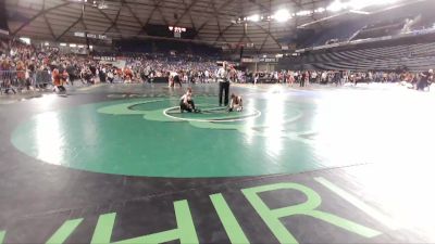 62 lbs Champ. Round 2 - Hank Rozeboom, Punisher Wrestling Company vs Axton Waldemar, Blaine Barracudas Wrestling Club