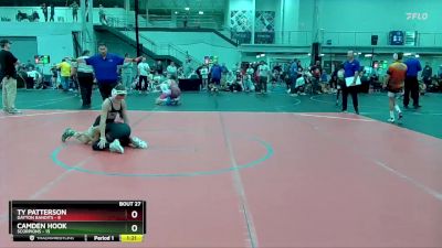 92 lbs Round 6 (10 Team) - Camden Hook, Scorpions vs Ty Patterson, Dayton Bandits