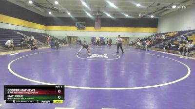 106 lbs Champ. Round 1 - Mat Prine, Moen Wrestling Academy vs Cooper Mathews, Black Fox Wrestling Academy