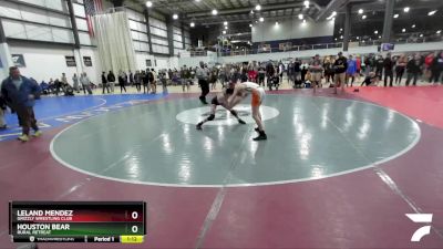 109 lbs 1st Place Match - Houston Bear, Rural Retreat vs Leland Mendez, Grizzly Wrestling Club