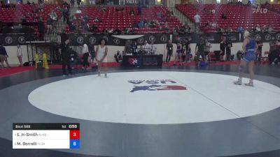 120 lbs Cons Semis - Evelyn Holmes-Smith, Alabama vs Milana Borrelli, Florida