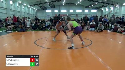 150 lbs Round 3 - Seth Mulligan, Ragin Raisins vs Carter Shank, Grandville WC