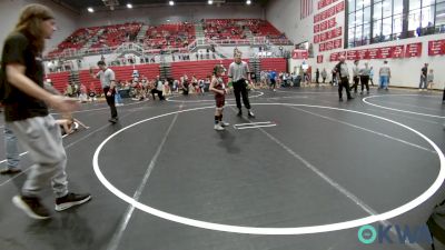 70 lbs Consi Of 4 - Ryder Hatcher, Harrah Little League Wrestling vs Cassius Willis, Ada Youth Wrestling