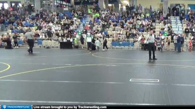 45 lbs Quarterfinal - Beau Toder, SMWC Wolfpack vs Mason Brault, Rampage