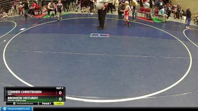 66 lbs Champ. Round 2 - Conner Christensen, JWC vs Bronson McCurdy, Uintah Wrestling