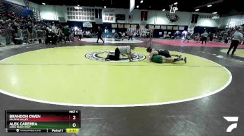 144 lbs 3rd Place Match - Brandon Owen, Paloma Valley vs Alek Carerra, Long Beach Poly