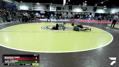 144 lbs 3rd Place Match - Brandon Owen, Paloma Valley vs Alek Carerra, Long Beach Poly