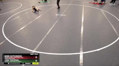 84 lbs Semifinal - Bode Hutchinson, Grand Rapids Screaming Yetis Wrestling Club vs Cash Tolzman, Summit Wrestling Academy