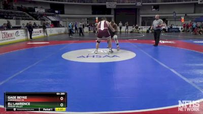 6A 285 lbs Quarterfinal - Eli Lawrence, Pinson Valley vs Gage Beyke, Gardendale Hs