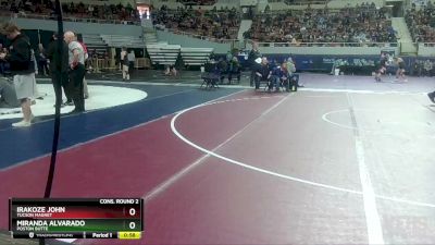 185 lbs Cons. Round 2 - Irakoze John, Tucson Magnet vs Miranda Alvarado, Poston Butte