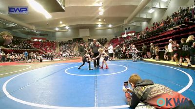 54 lbs Consolation - Chloe Higgins, Bristow Youth Wrestling vs Camberleigh Hausner, Sperry Wrestling Club