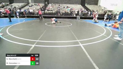 111 lbs Rr Rnd 7 - Nico Marchetti, M2TC Blue vs Mateo Gonzales, Roundtree Wrestling Academy Black