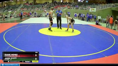 134 lbs Round 2 (4 Team) - Jaden Scott, Culver vs Shane Wenke, Enterprise/Wallowa