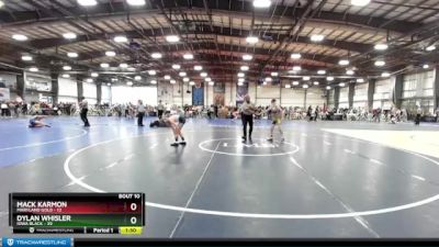 92 lbs Rd# 6- 9:00am Saturday Final Pool - Dylan Whisler, Iowa Black vs Mack Karmon, Maryland GOLD